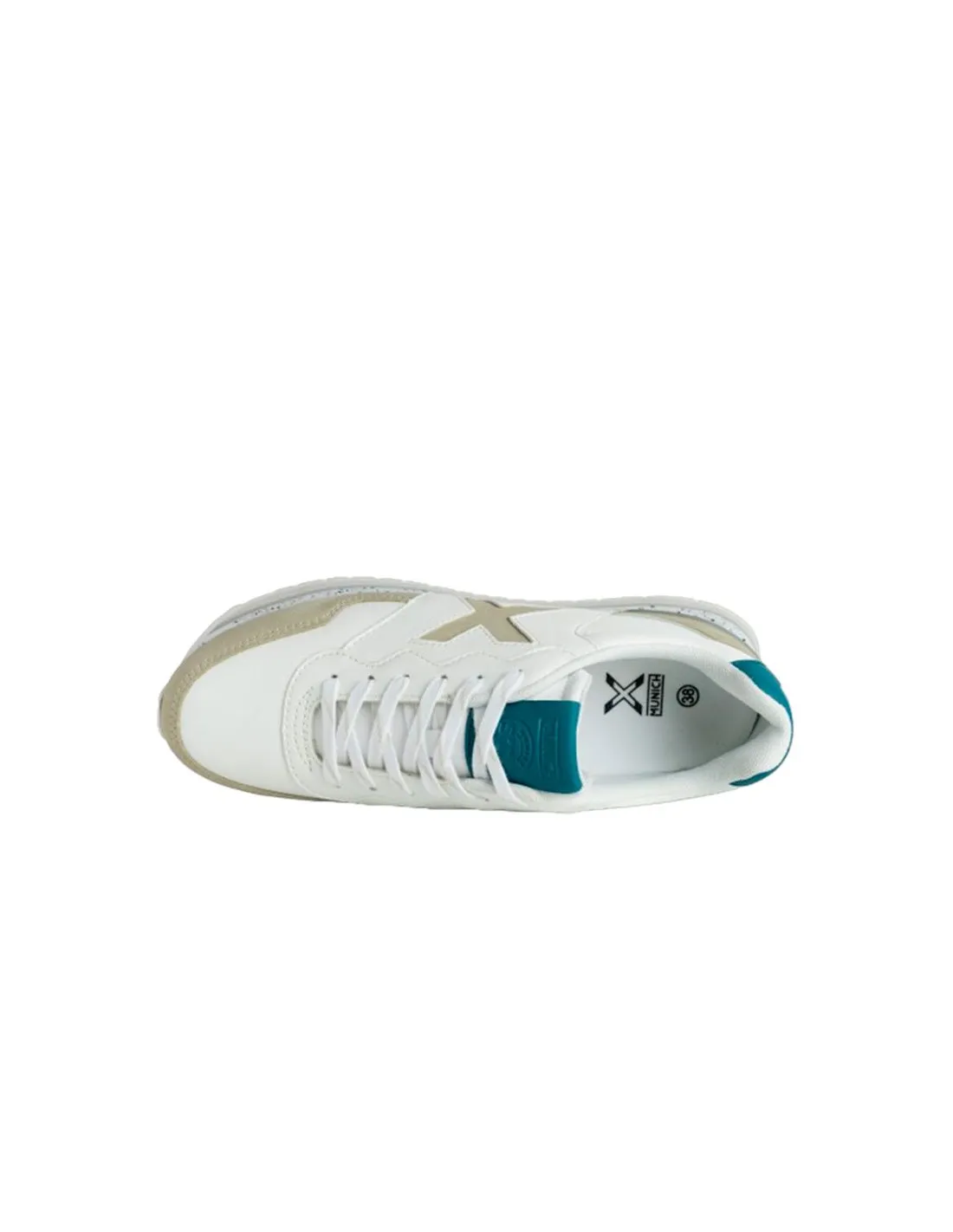 Zapatillas de Casual Munich Dash Sky 13 Infantil Blanco