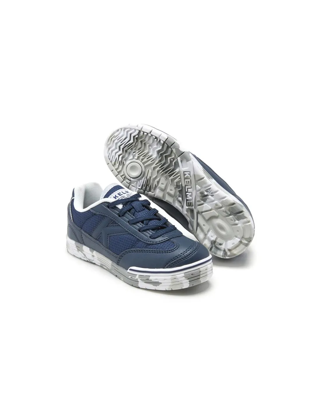 Zapatillas de Fútbol Sala Kelme Trueno Lace Infantil Marino