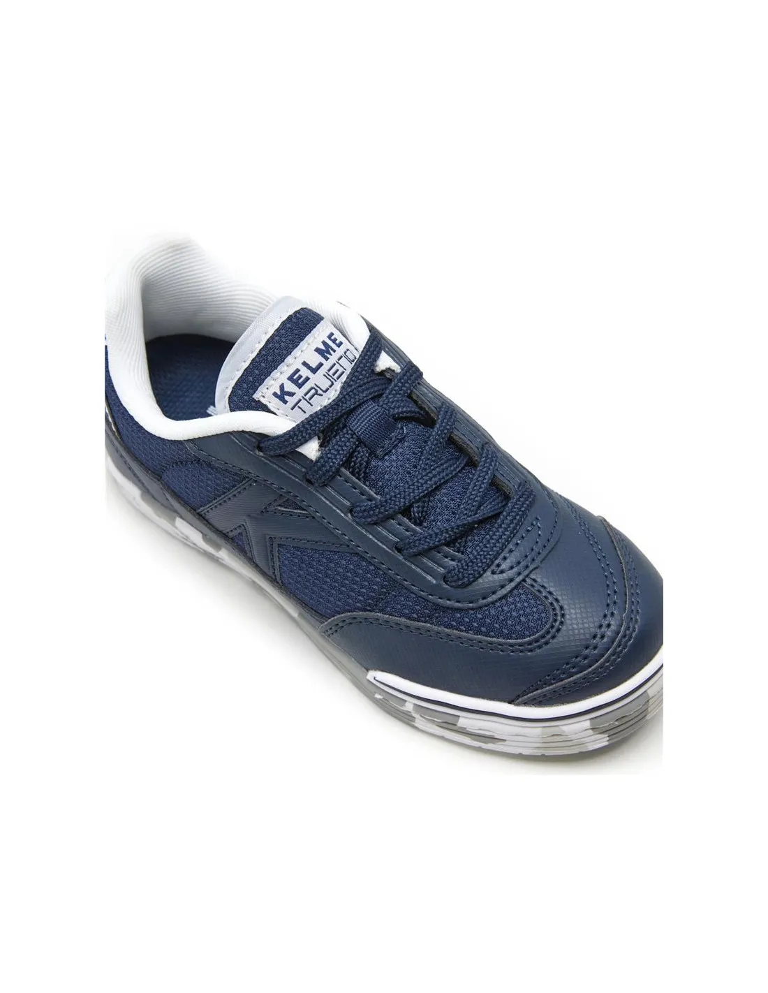 Zapatillas de Fútbol Sala Kelme Trueno Lace Infantil Marino