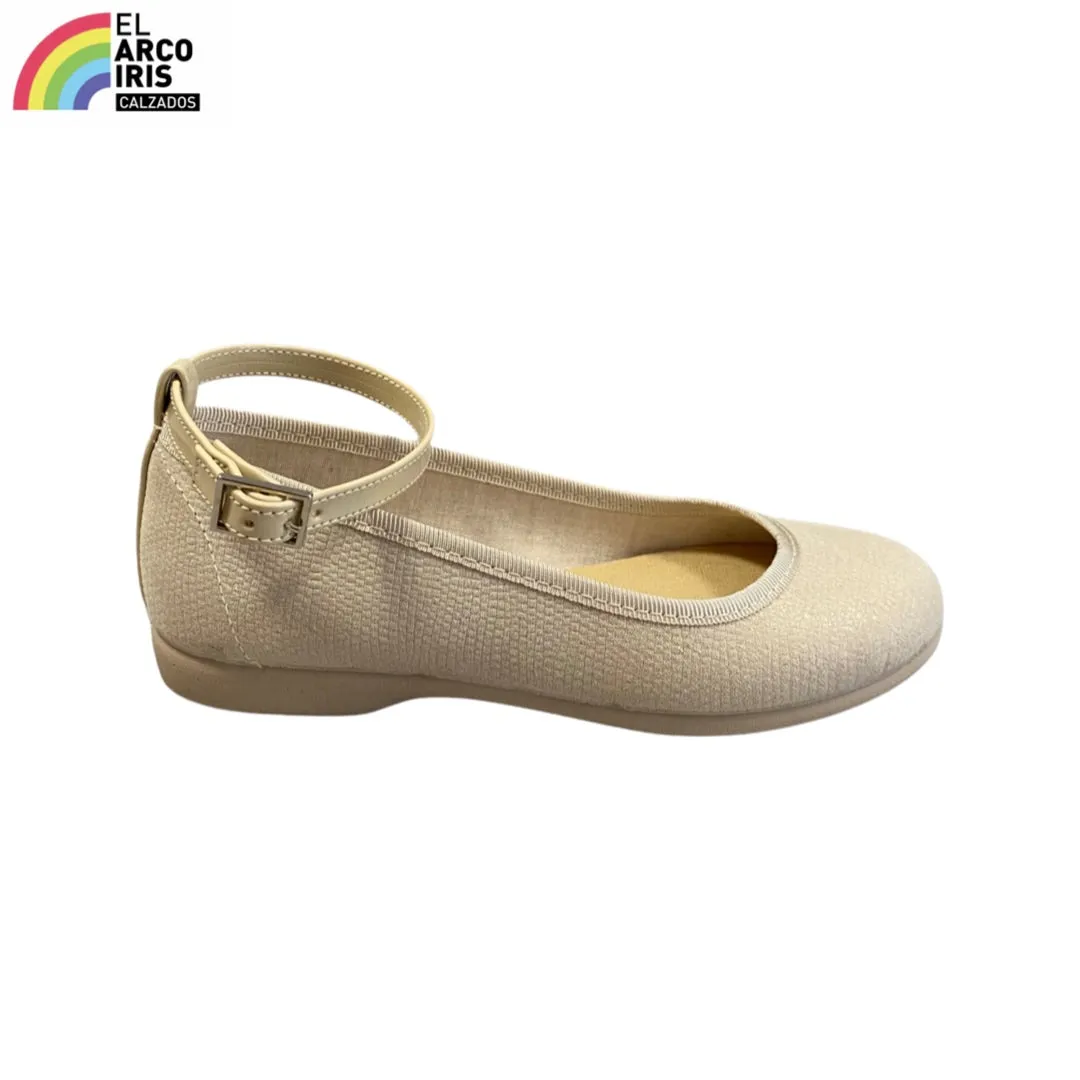 ZAPATO NIA TOKOLATE 110361 ORO