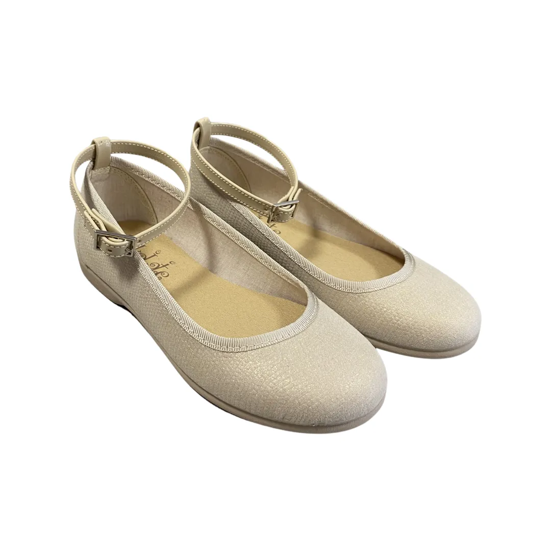 ZAPATO NIA TOKOLATE 110361 ORO