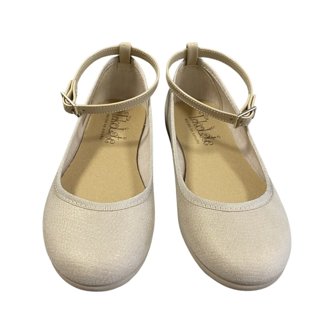 ZAPATO NIA TOKOLATE 110361 ORO