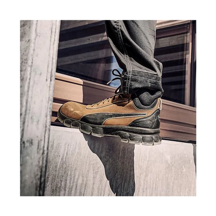 Zapatos de seguridad altos Puma Condor Brown Low S3 SRC ESD