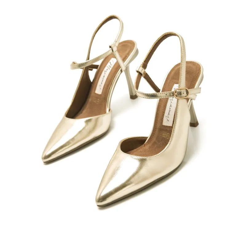 Zapatos Vestir de Mujer MARIAMARE 68464 Oro 57111