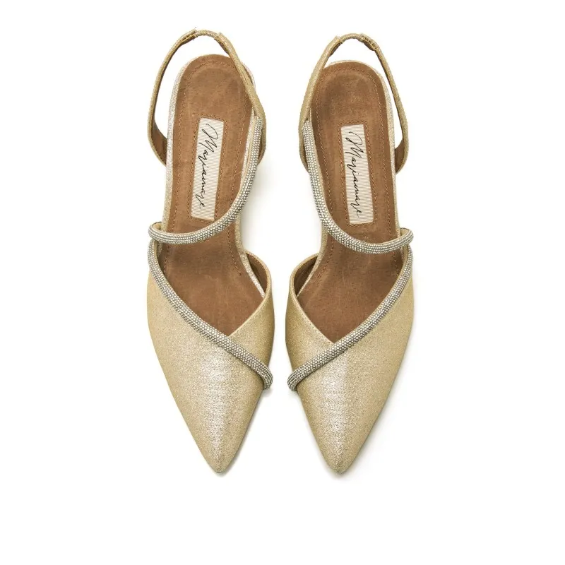Zapatos Vestir de Mujer MARIAMARE 68467 Oro 57110