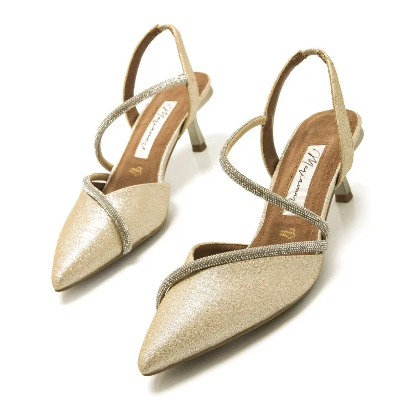 Zapatos Vestir de Mujer MARIAMARE 68467 Oro 57110