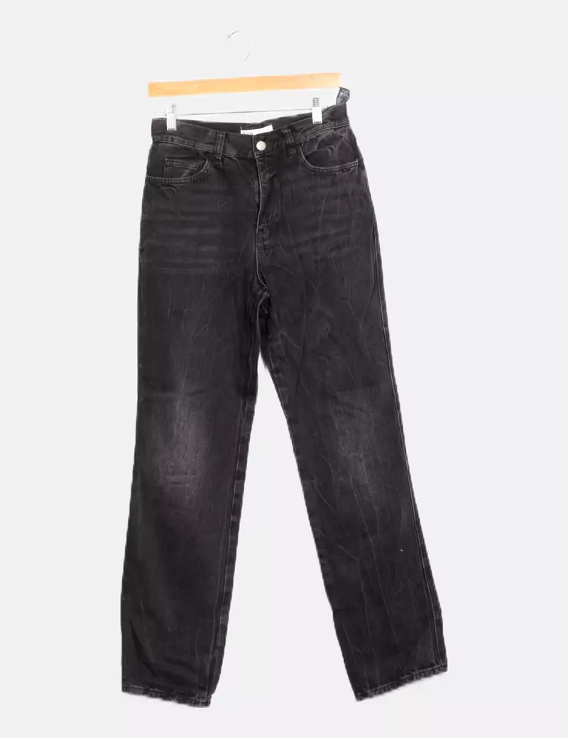 Zara Pantalón negro denim