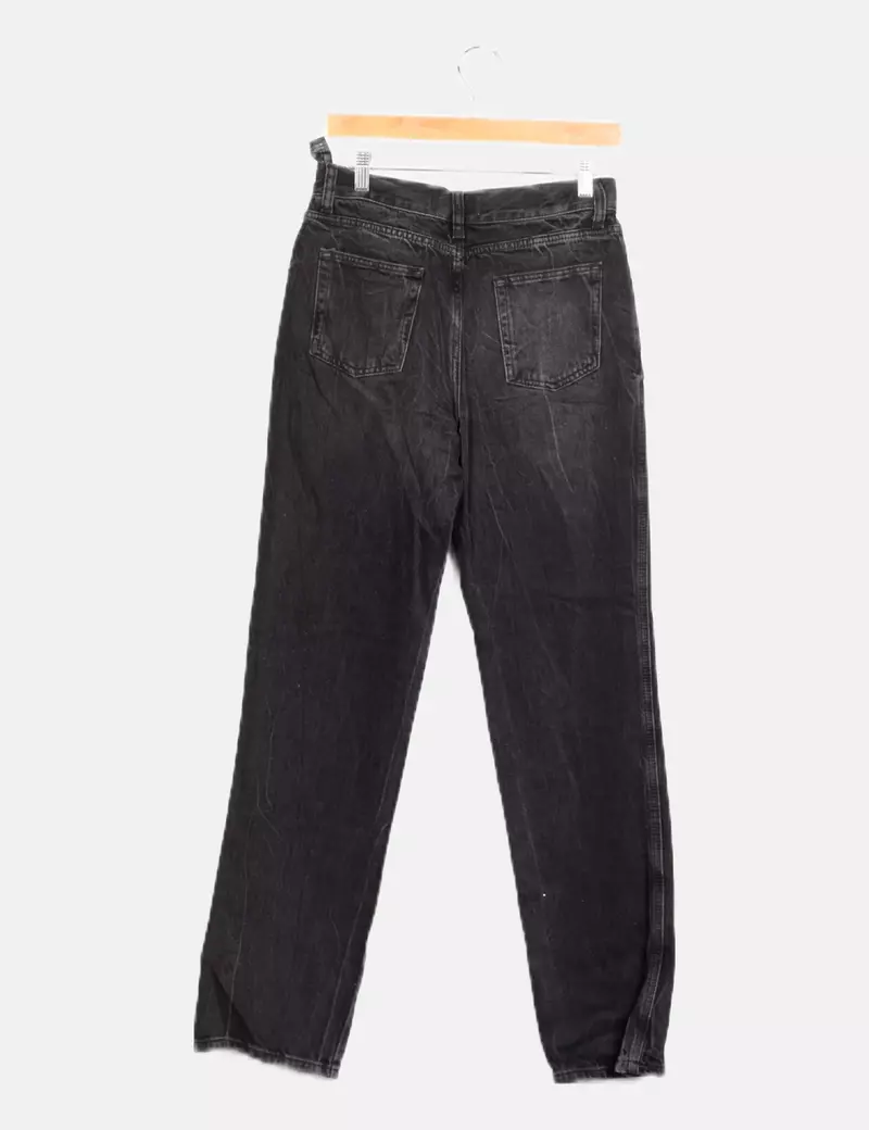 Zara Pantalón negro denim